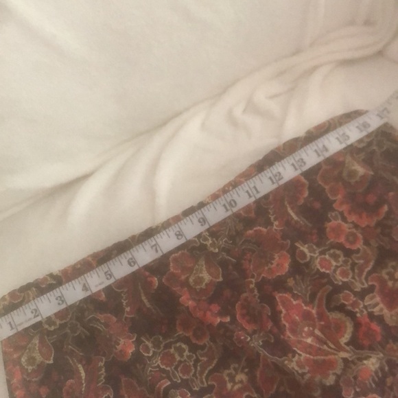 Retro 90’s- Y2K skirt - Requirements - brown & orange autumn toned, floral print - Picture 6 of 6